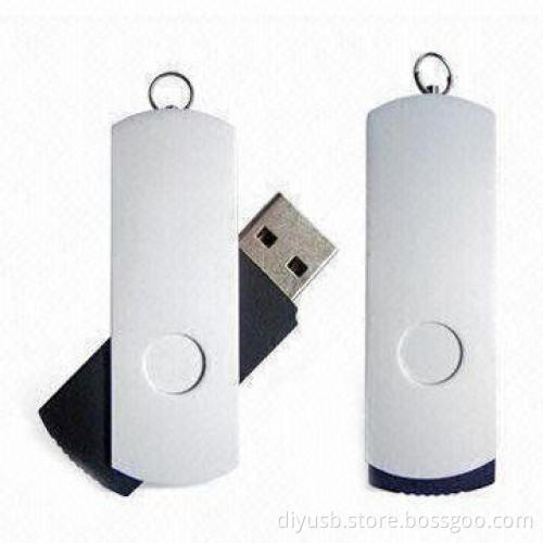 Metal USB Flash Drives with 16MB to 32GB Capacities and 12Mbps Writing Speed